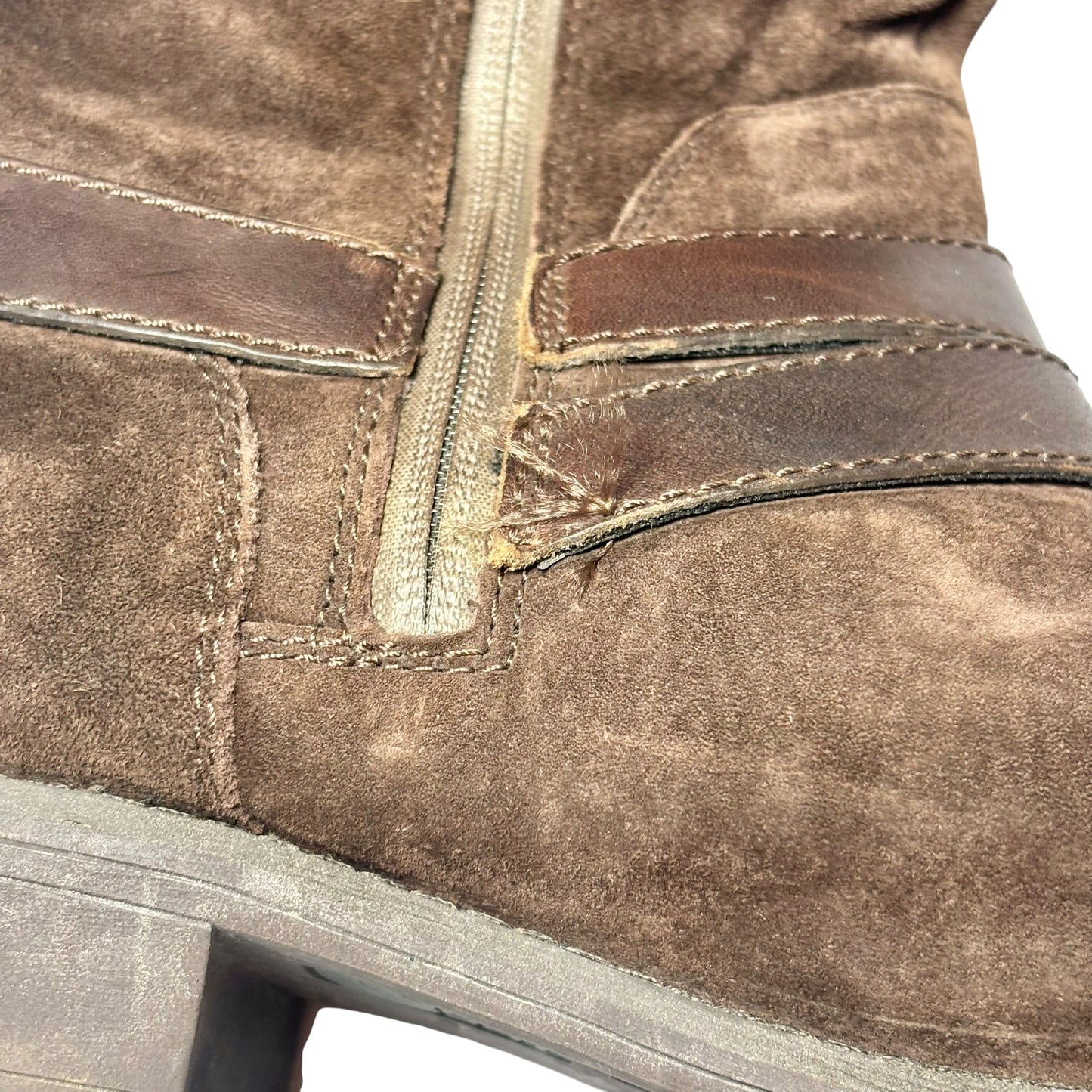 Boots Leather By The North Face In Brown, Size: 9