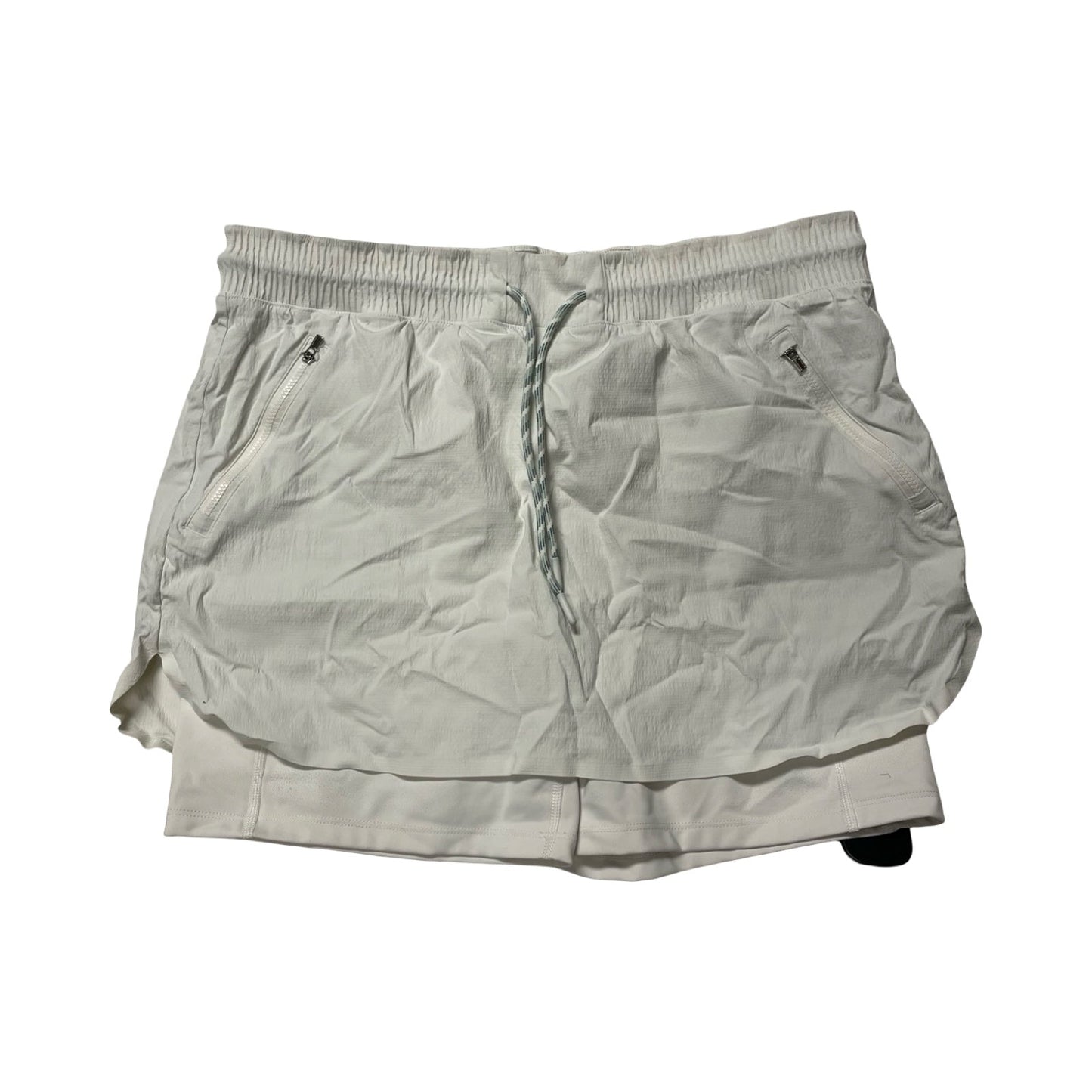 Athletic Skort By Athleta In White, Size:12