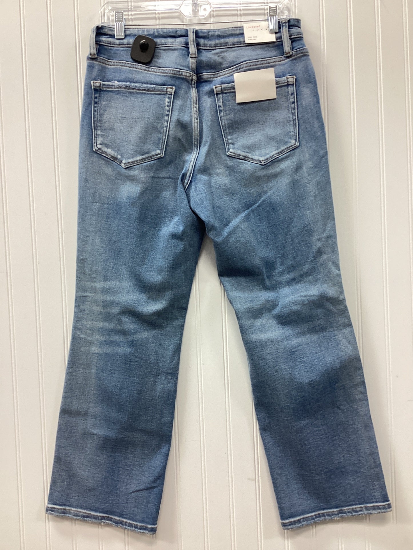 Jeans Straight By Vervet In Blue Denim, Size:6