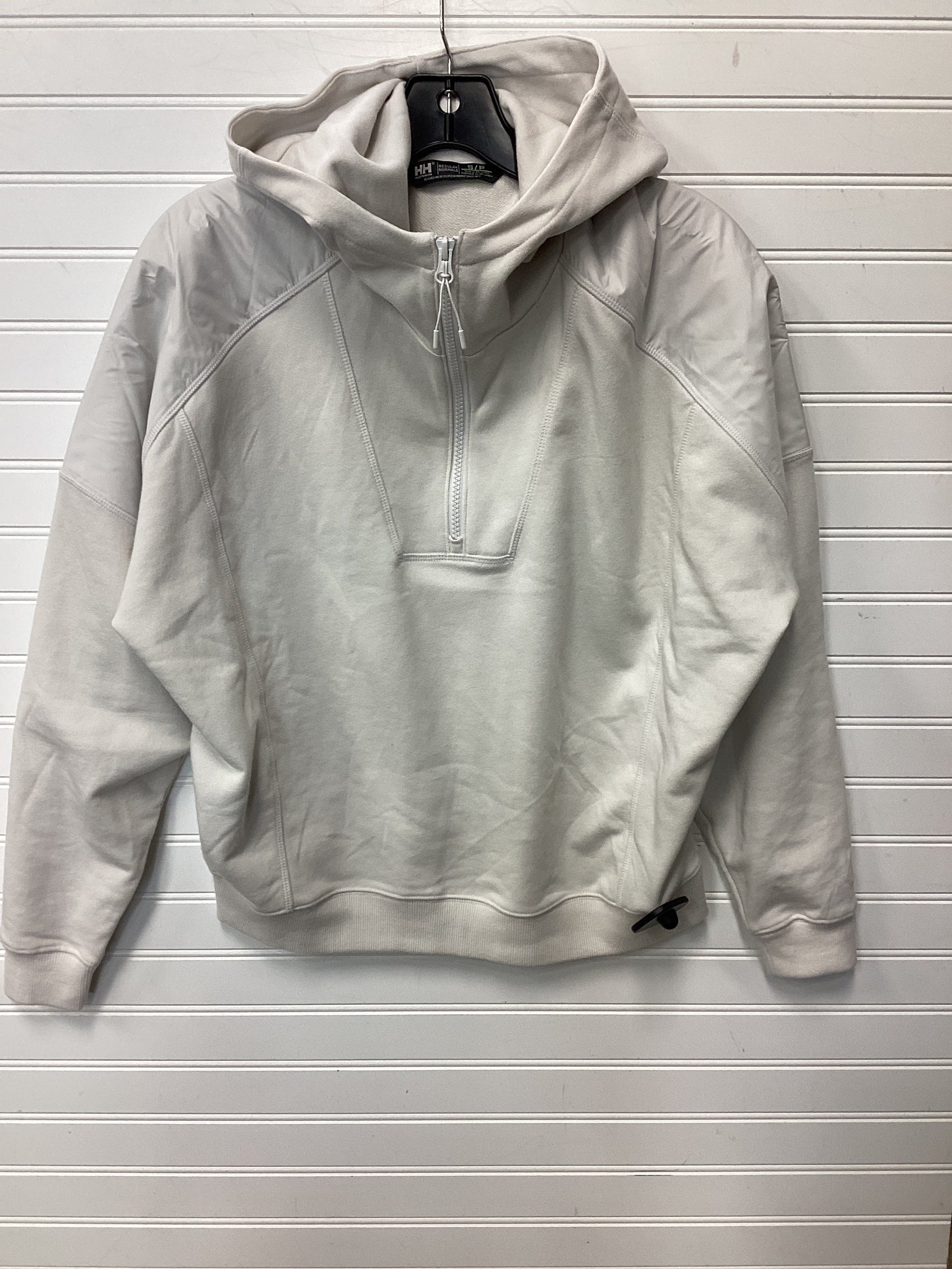 Athletic Sweatshirt Hoodie By Helly Hansen In White, Size:S