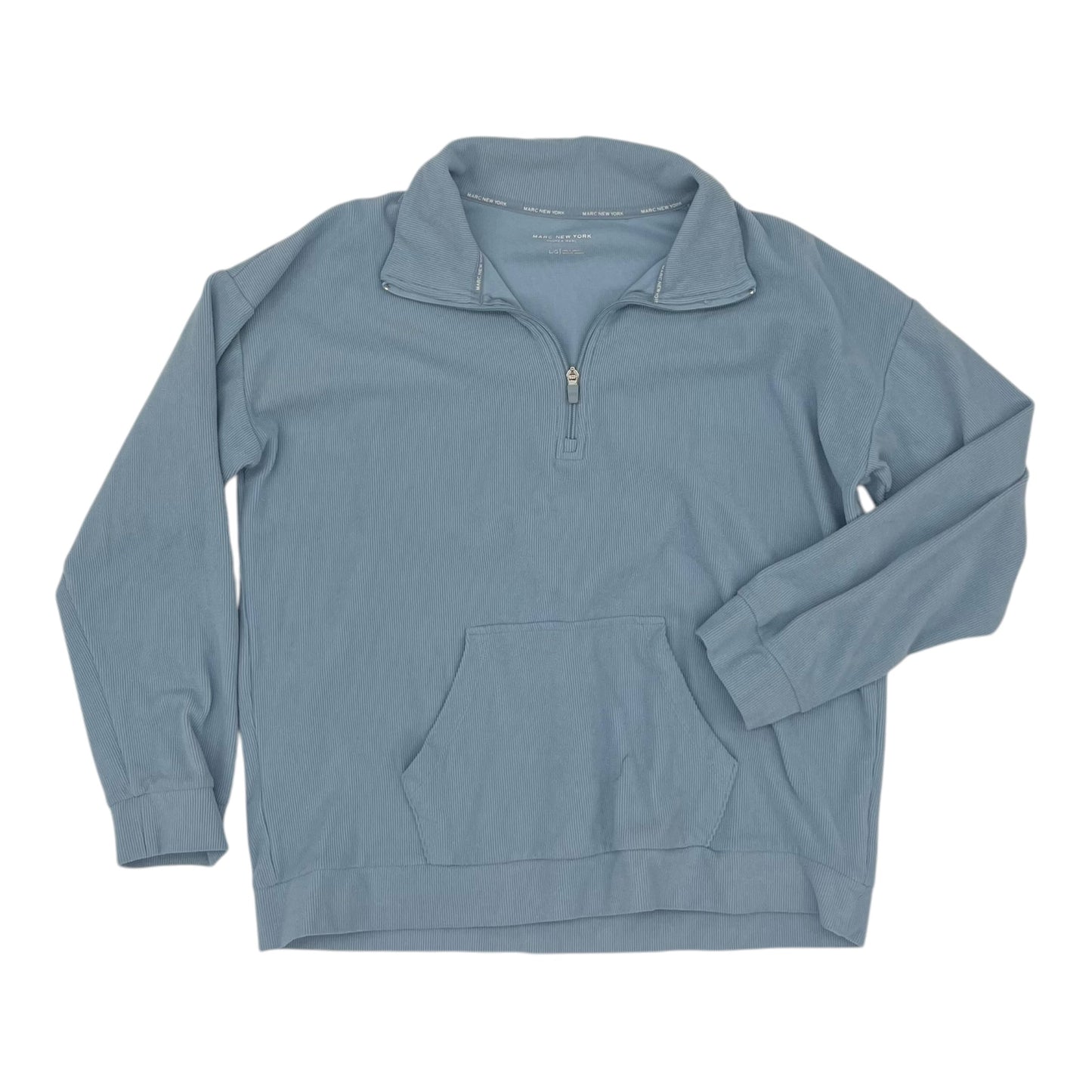 Sweatshirt Collar By Marc New York In Blue, Size:L
