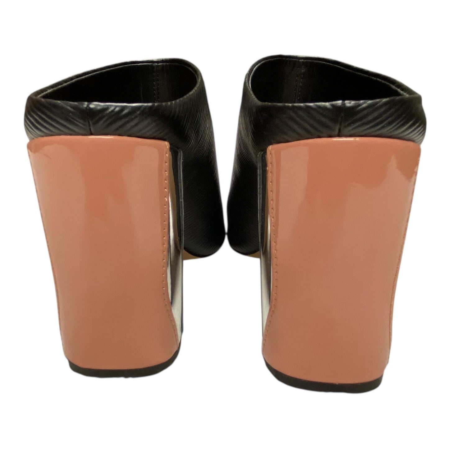 Sandals Heels Block By Bcbgeneration In Black, Size:5