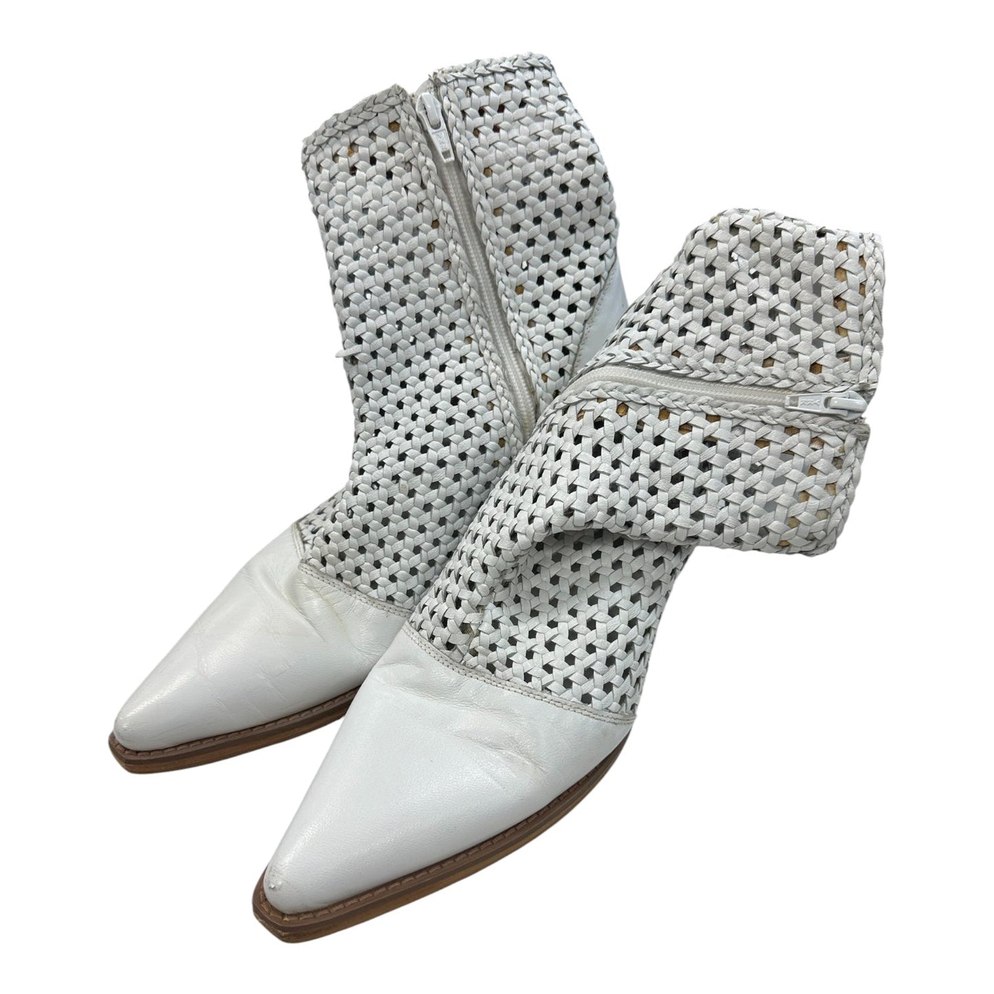 Boots Western By Coconuts In White, Size:10