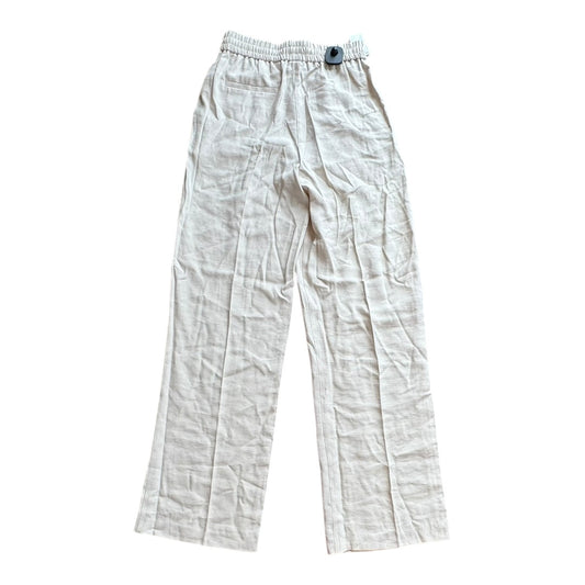 Pants Wide Leg By Topshop In Cream, Size:4