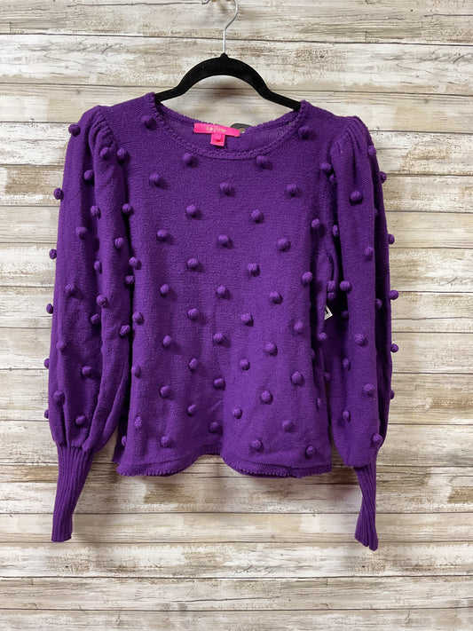 Sweater Designer By Lilly Pulitzer In Purple, Size:S