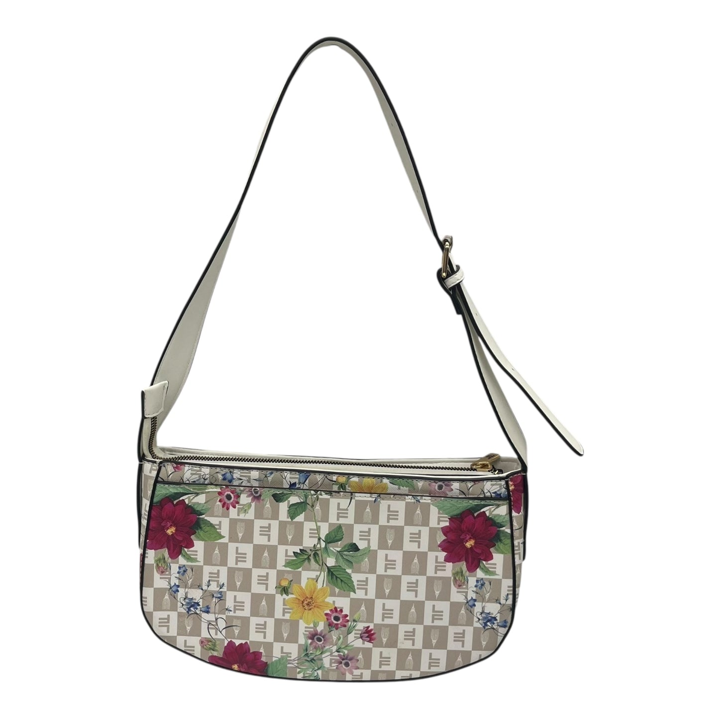 Handbag By London Fog In White, Size:Medium