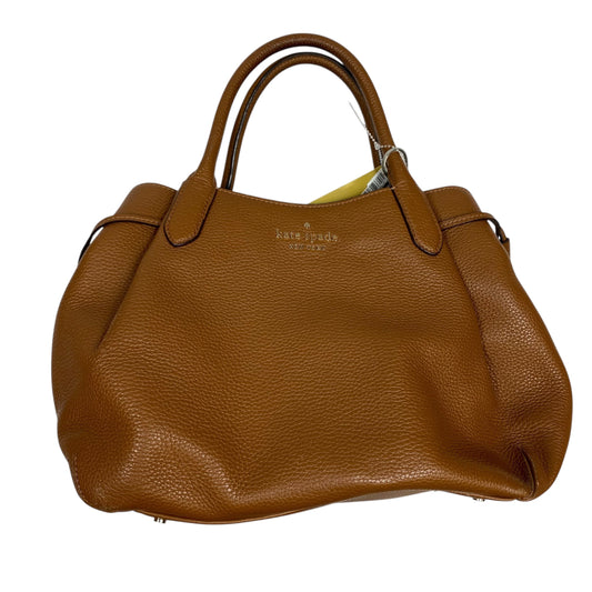 Handbag Designer By Kate Spade In Brown, Size:Medium