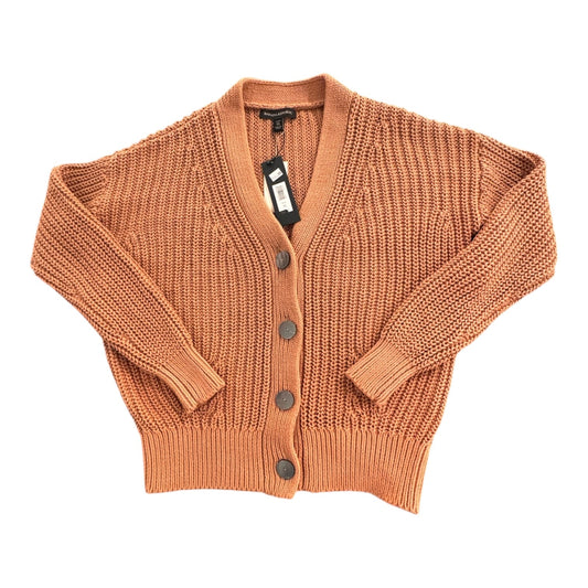 Sweater Cardigan By Banana Republic In Peach, Size:Xsp