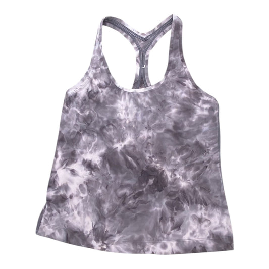 Athletic Tank Top By Lululemon In Tie Dye Print, Size:6