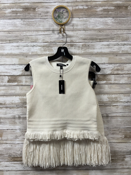 Skirt Set 2Pc By Express In Cream, Size:Xs