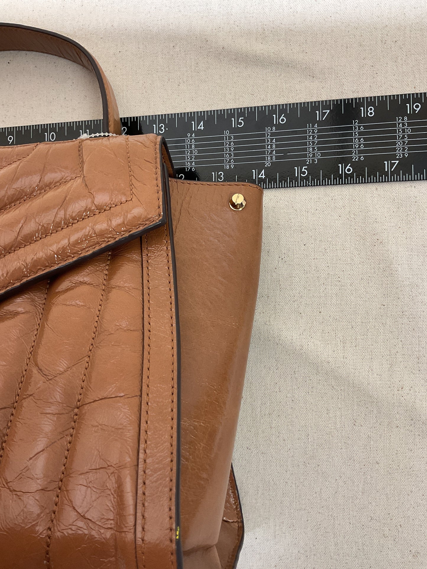 Handbag Designer By Michael Kors In Brown, Size:Medium