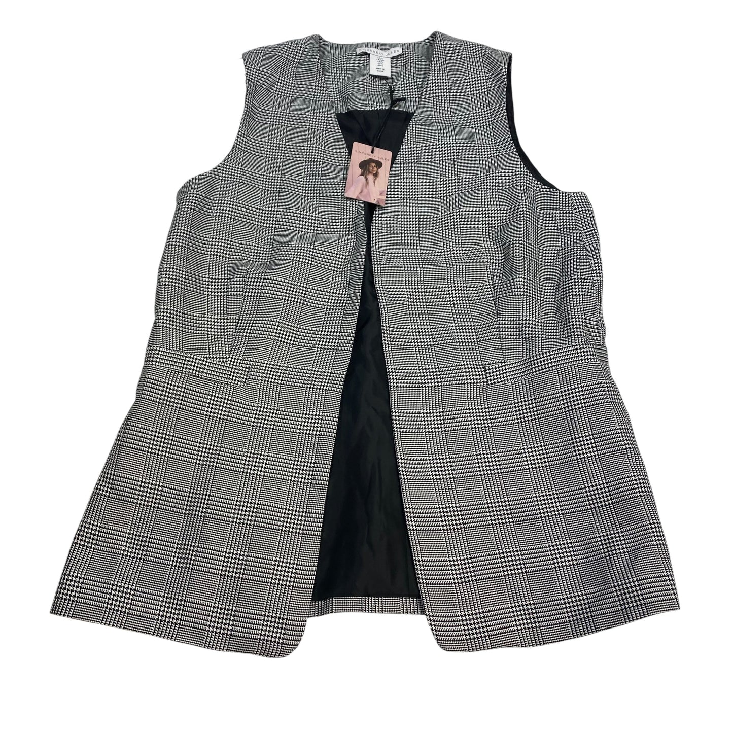 Vest Other By Sincerely Jules In Black & White, Size:S