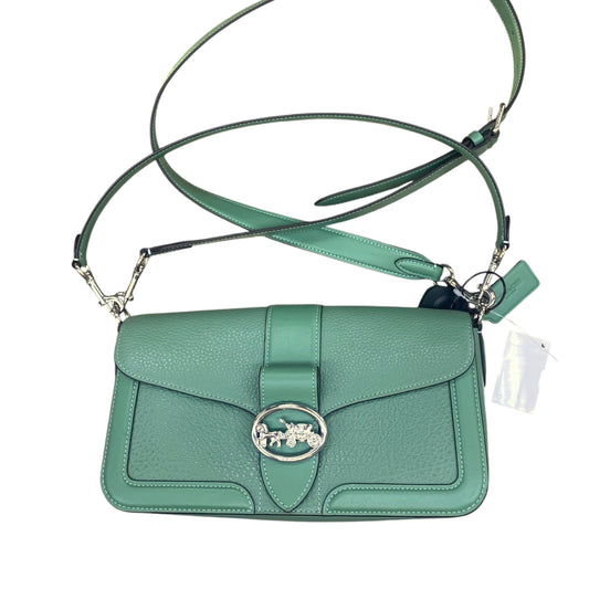 Handbag Designer By Coach In Green, Size:Medium