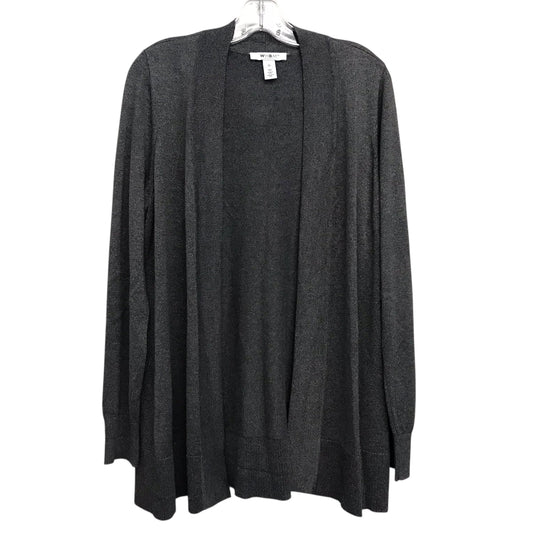 Sweater Cardigan By White House Black Market In Grey, Size:Xl