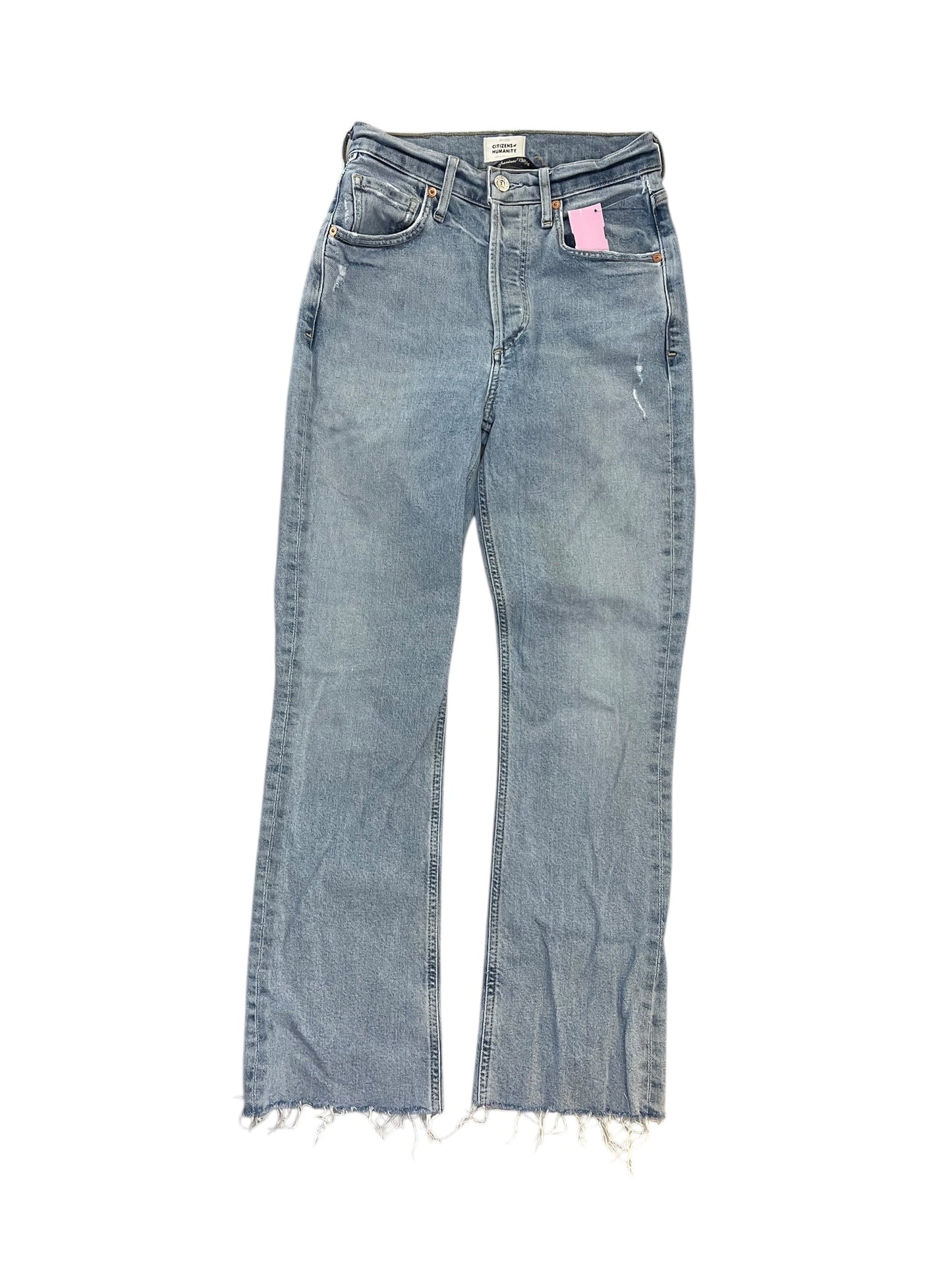 Jeans Boot Cut By Citizens Of Humanity In Blue Denim, Size:0