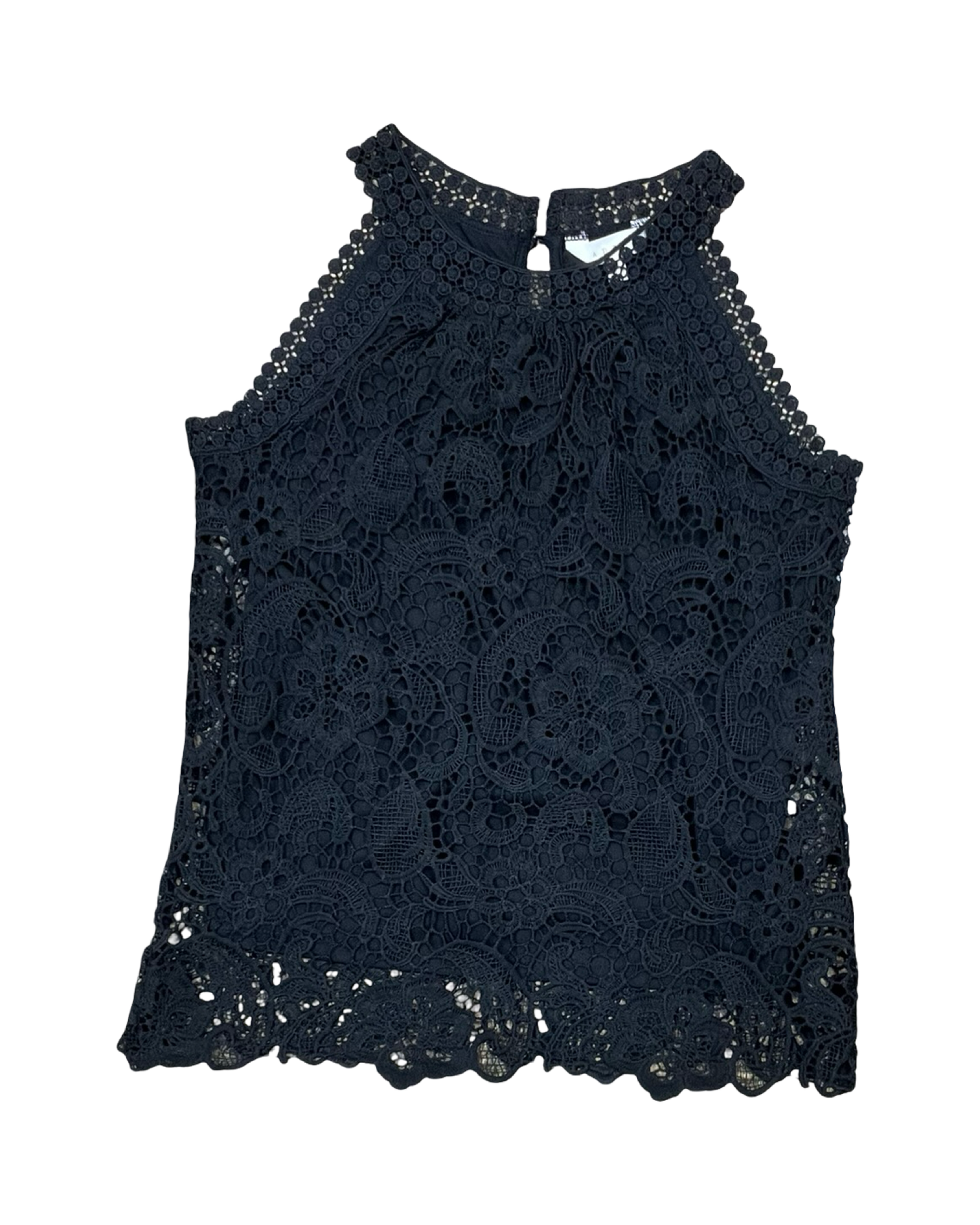 Top Sleeveless By Adiva In Black, Size:S