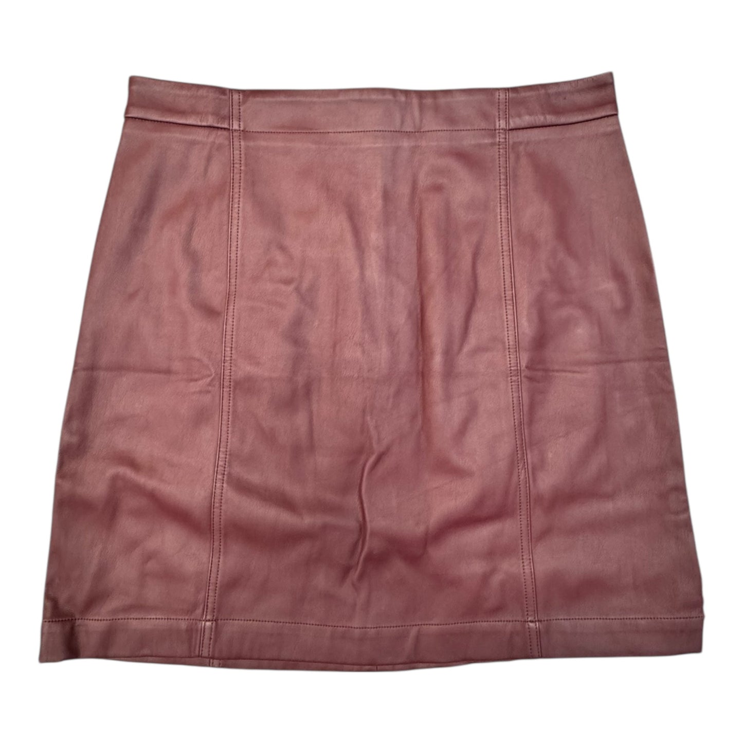 Skirt Mini & Short By Ann Taylor In Maroon, Size:14
