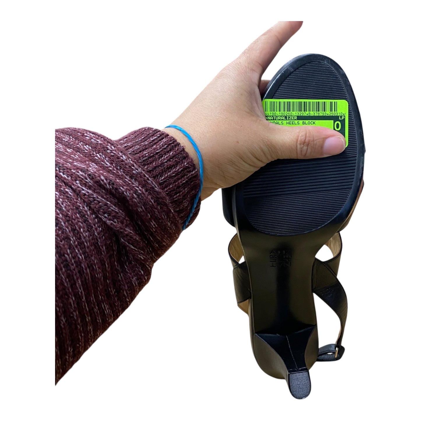 Sandals Heels Block By Naturalizer In Black, Size:11