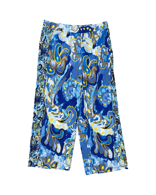 Pants Lounge By Susan Graver In Blue, Size:Xsp