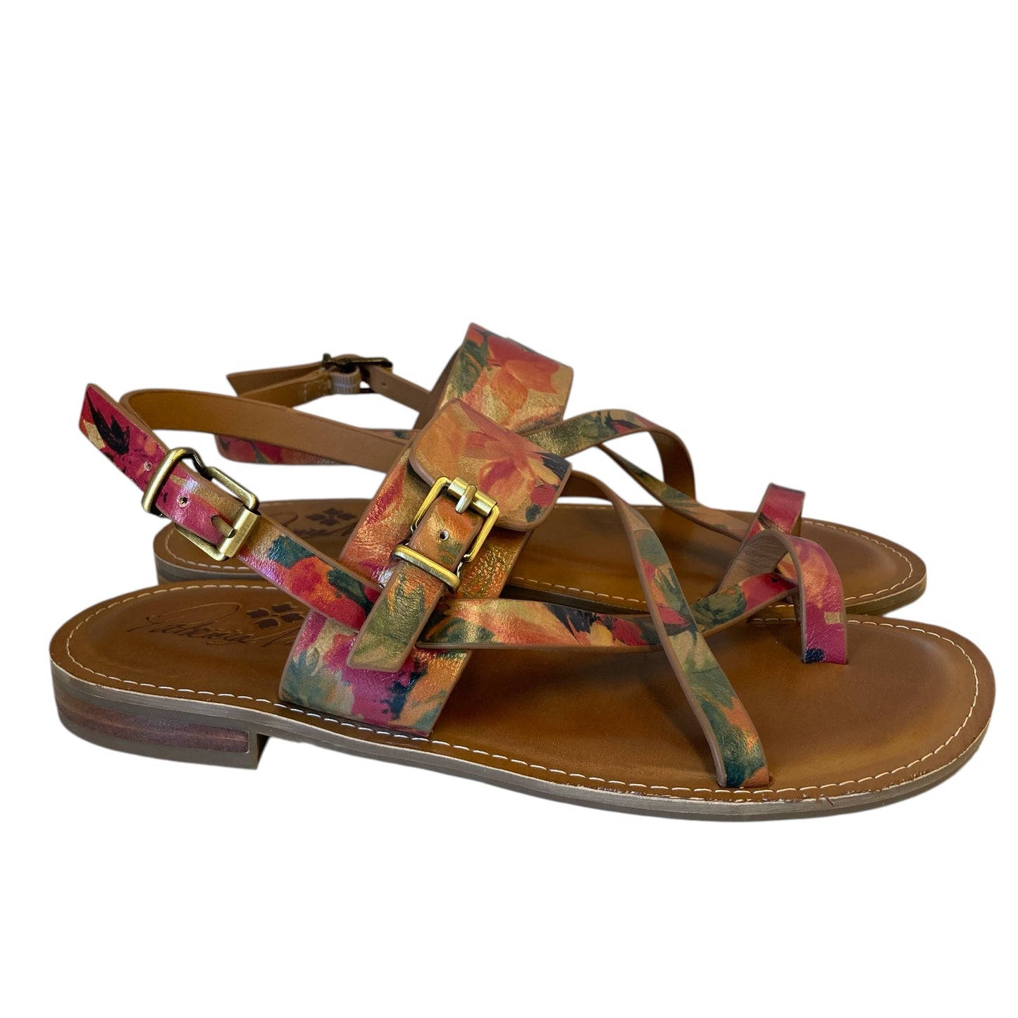 Sandals Designer By Patricia Nash In Floral Print, Size:9