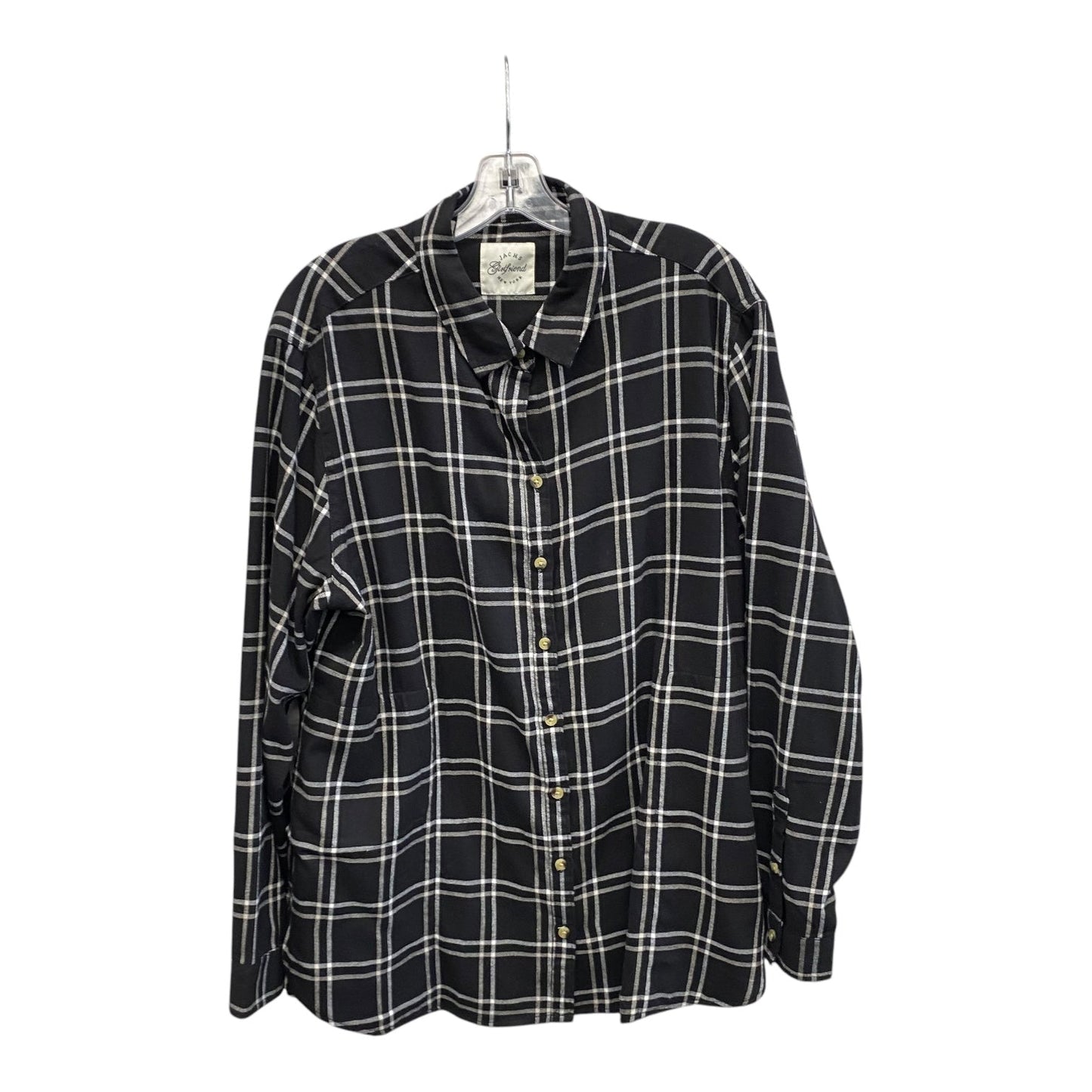 Top Ls By Jachs Girlfirend In Black, Size:1X