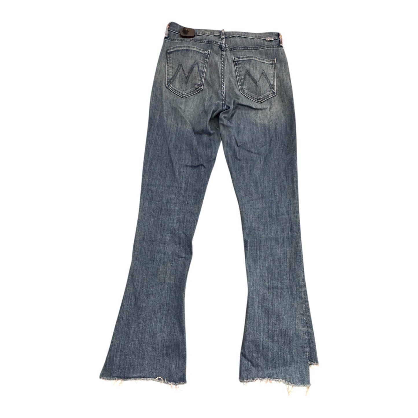Jeans Flared By Mother In Blue Denim, Size:4