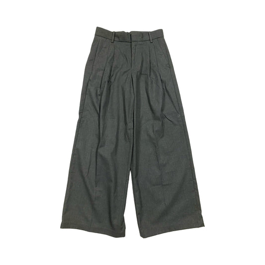 Pants Wide Leg By Banana Republic In Grey, Size:2P