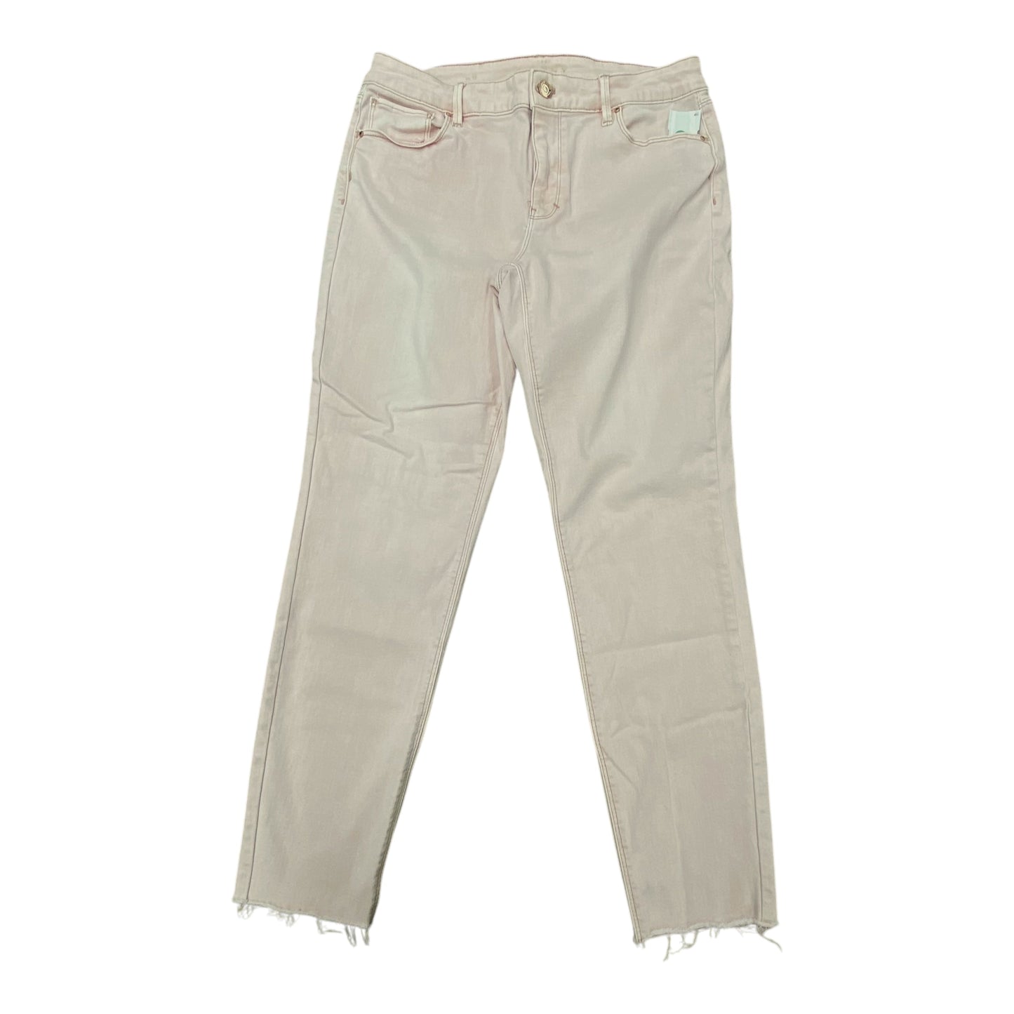 Jeans Skinny By White House Black Market In Pink Denim, Size:8