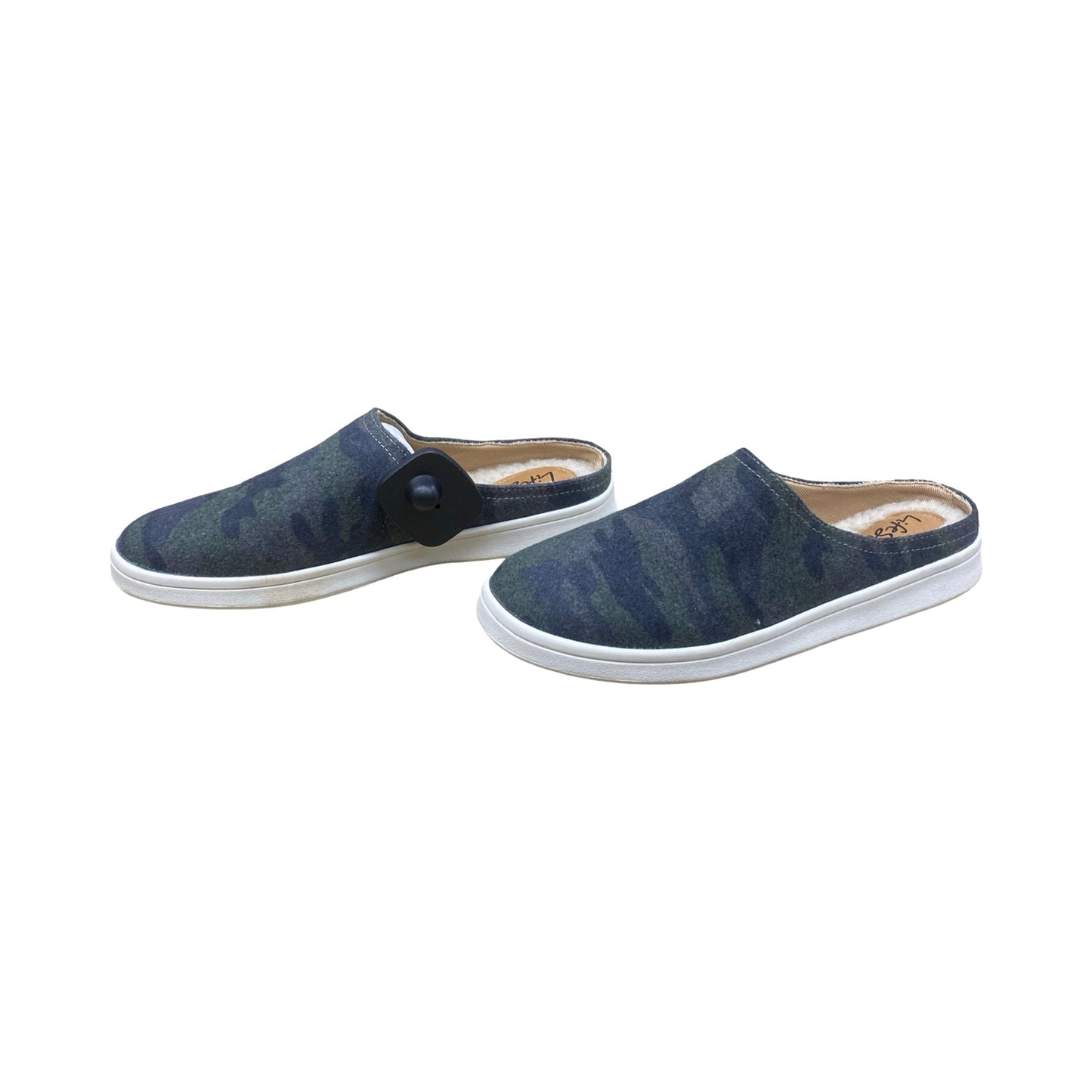 Shoes Flats By Life Stride In Camouflage Print, Size:7