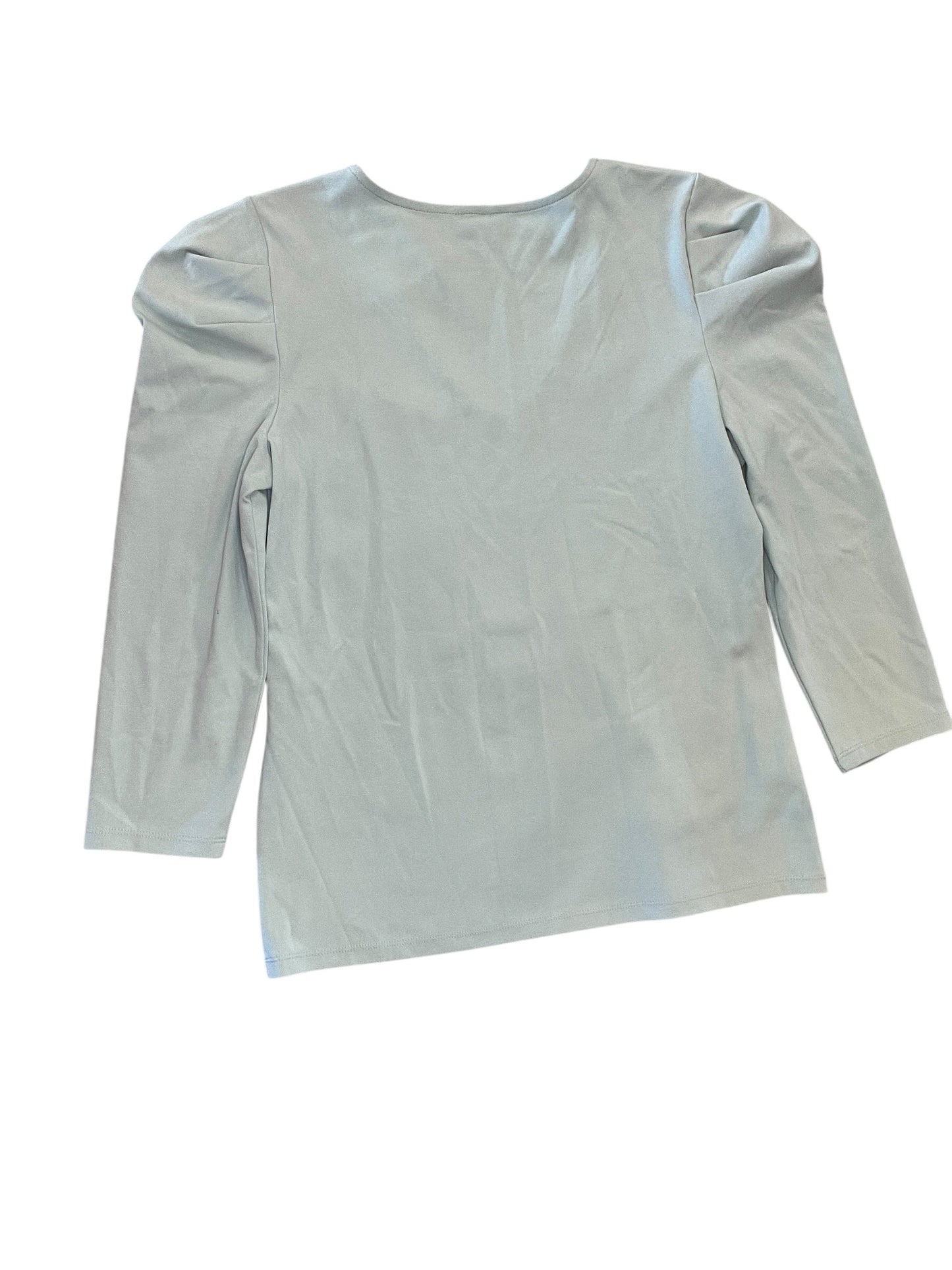 Top 3/4 Sleeve By Ann Taylor In Green, Size:M