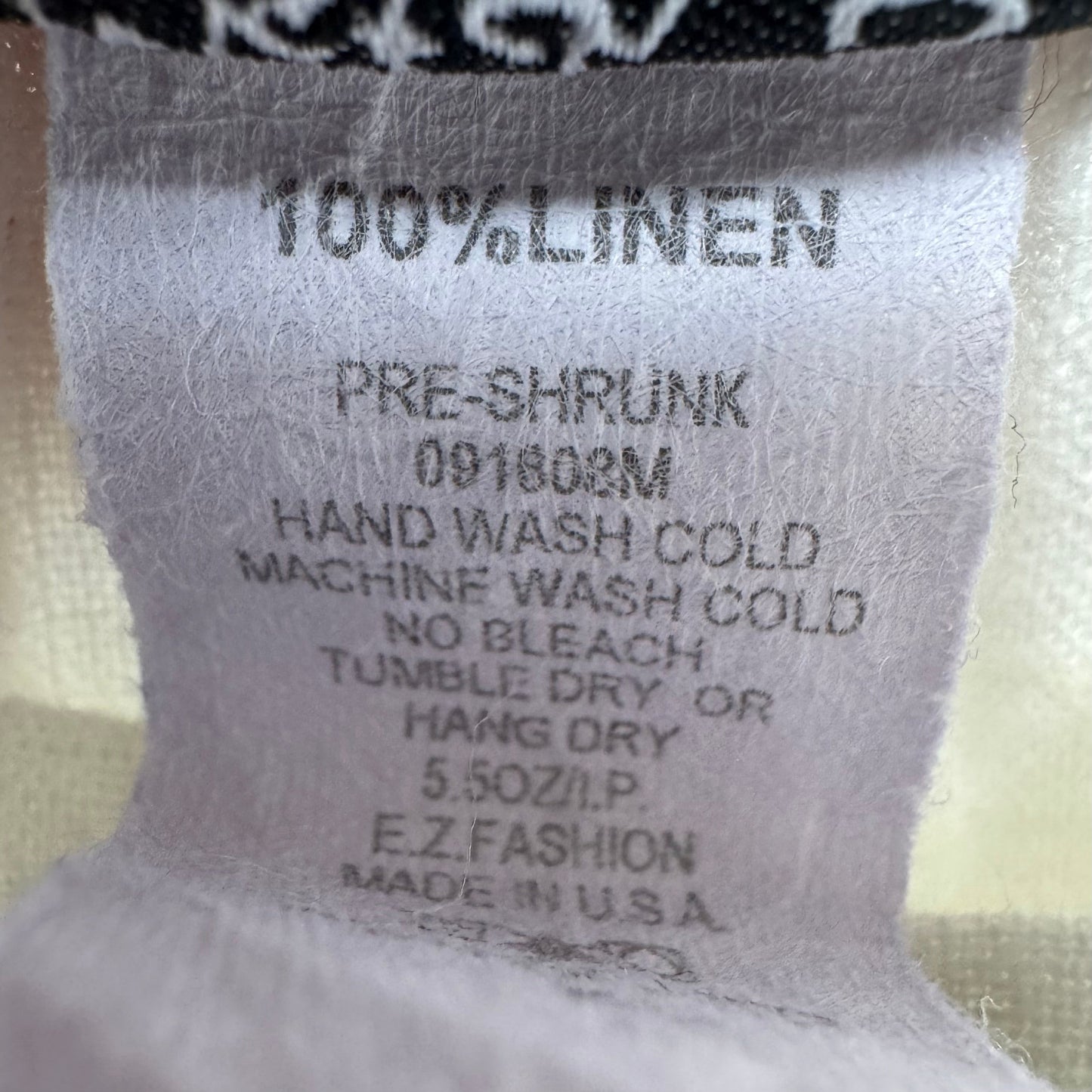 Pants Linen By Match Point In Cream, Size: Xl