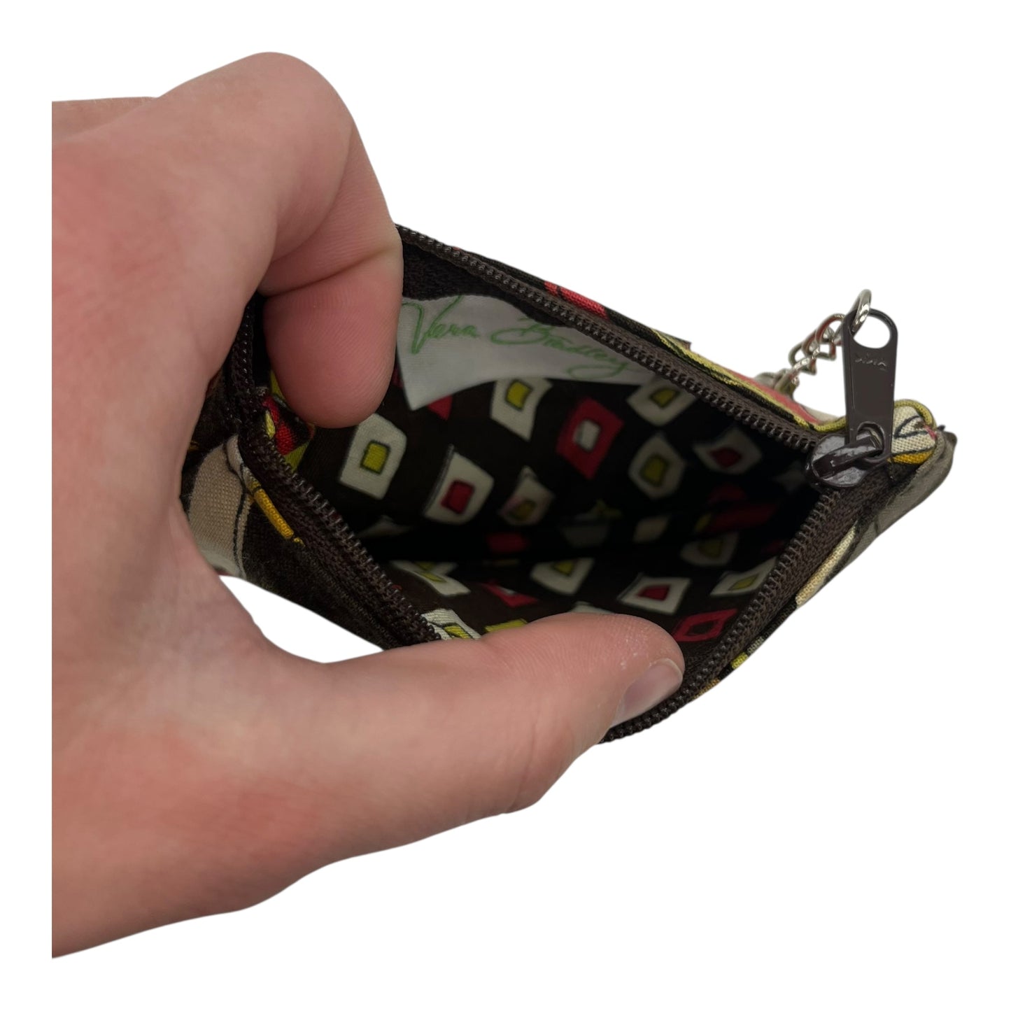 Coin Purse By Vera Bradley In Brown, Size:Small