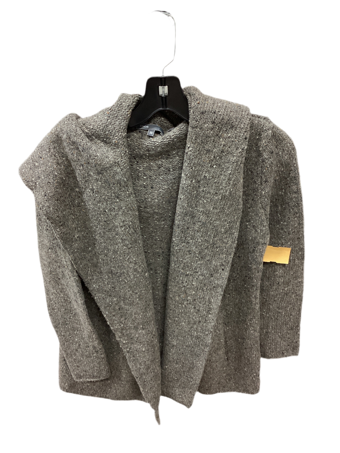 Sweater Cardigan By Vince In Taupe, Size:Xs