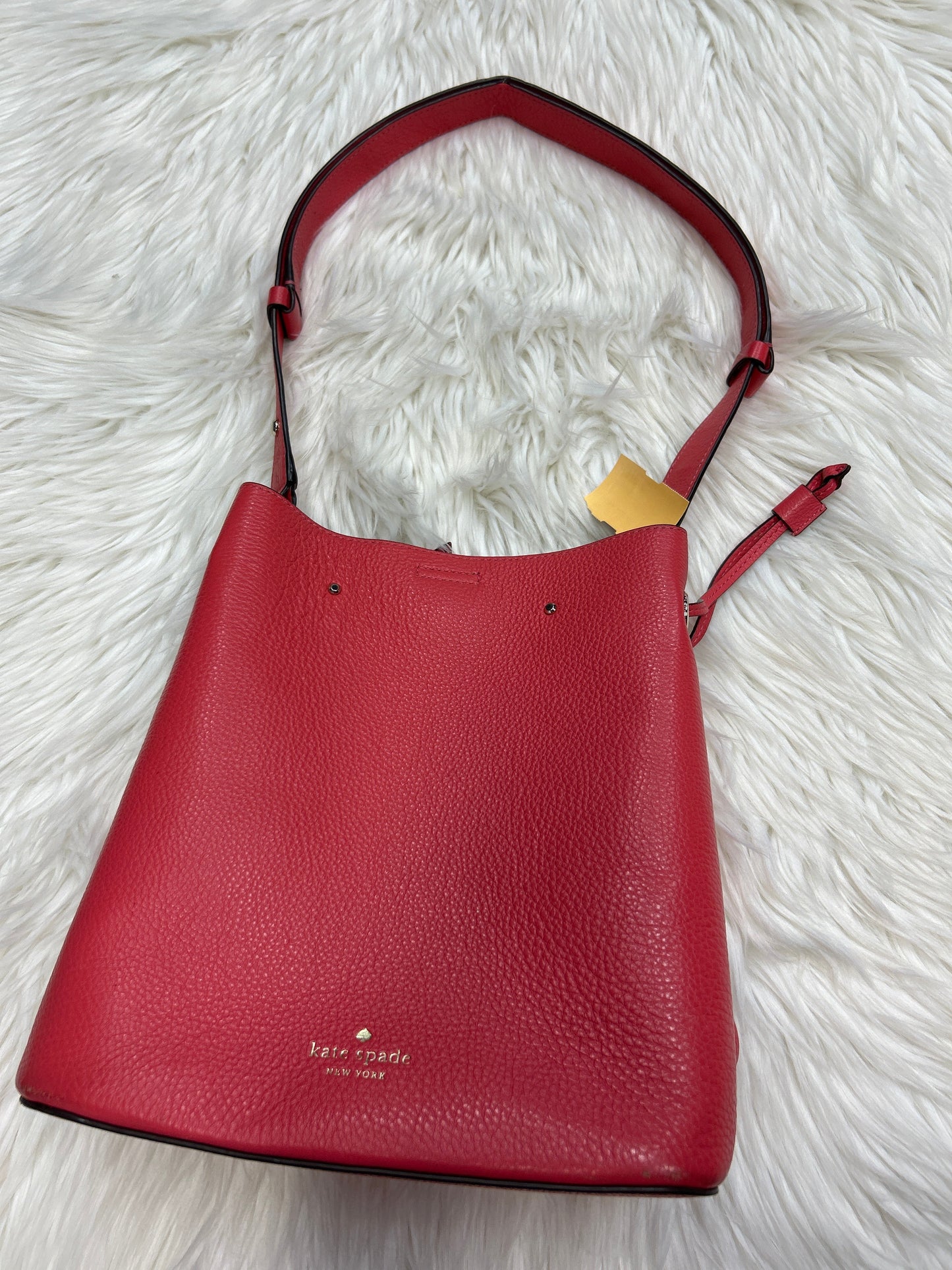 Handbag Designer By Kate Spade In Coral, Size:Medium