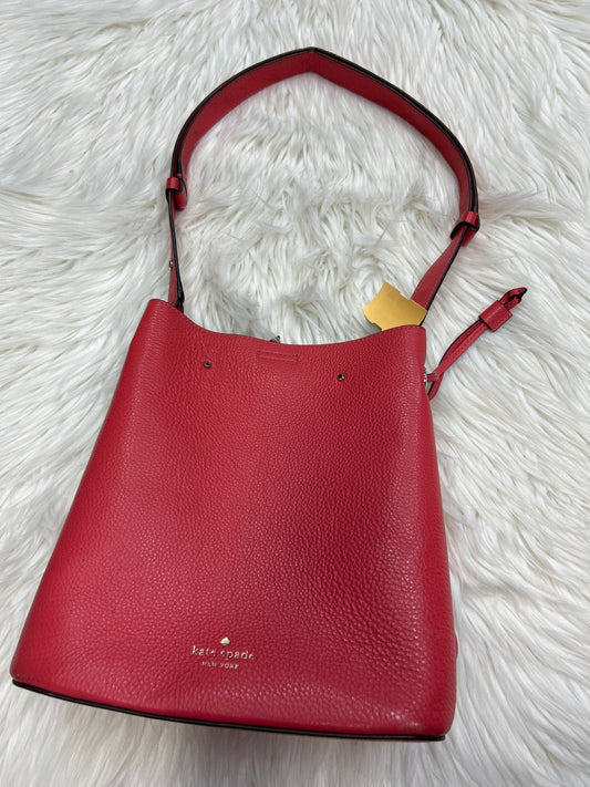 Handbag Designer By Kate Spade In Coral, Size:Medium