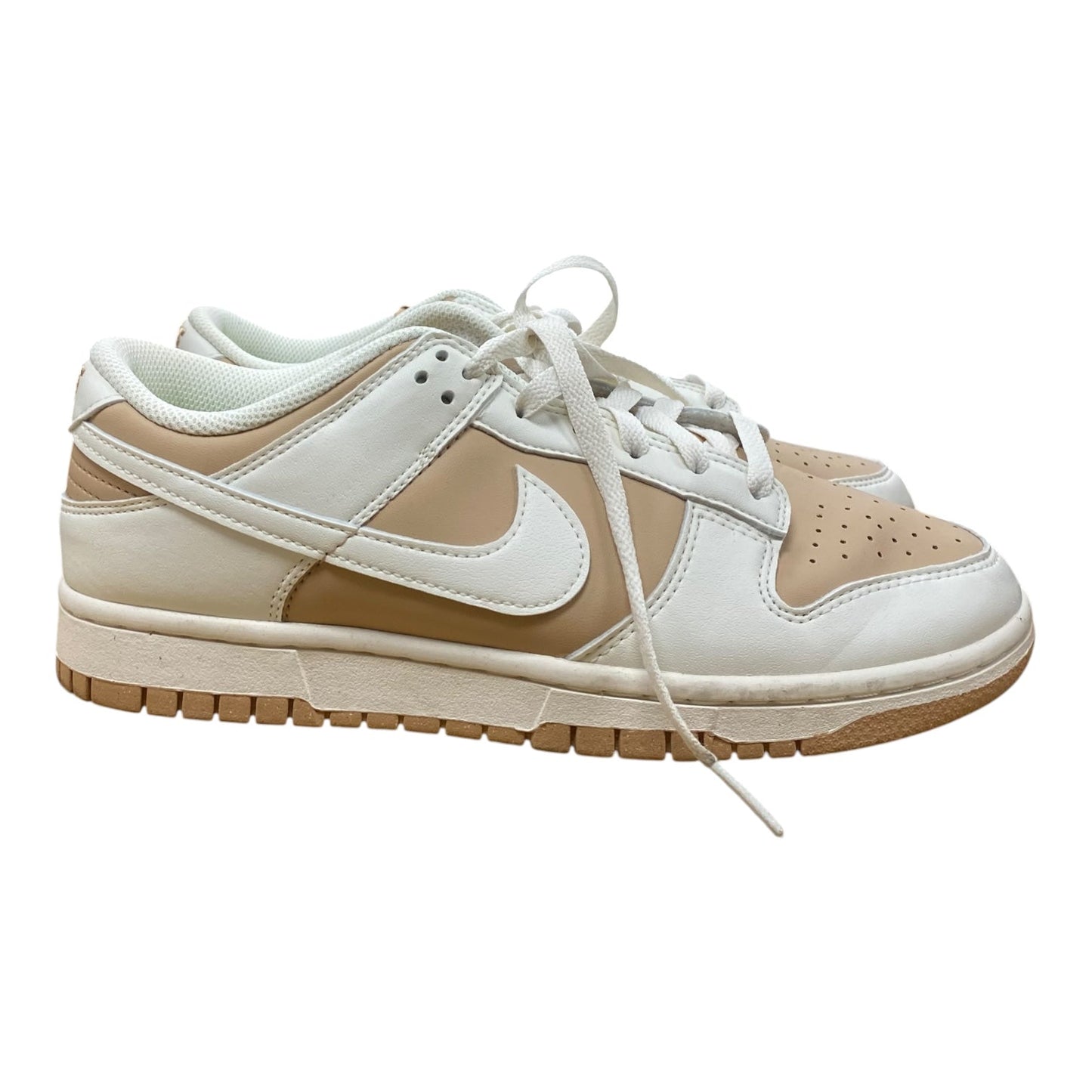 Shoes Sneakers By Nike In Cream & Tan, Size:9.5