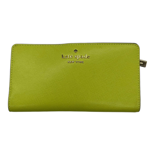Wallet Designer By Kate Spade In Green, Size:Medium
