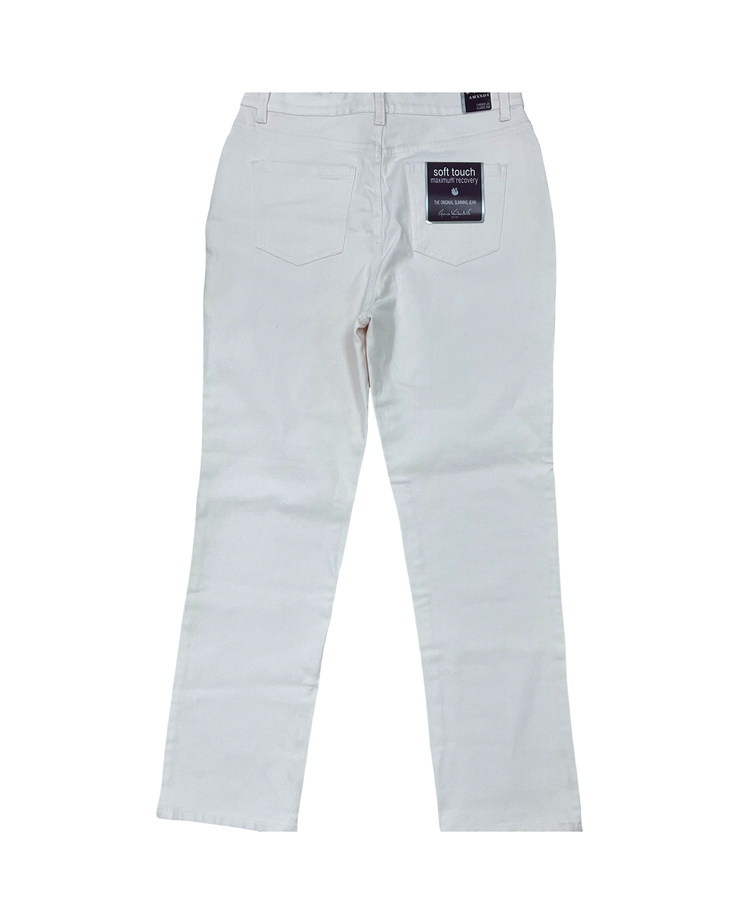 Jeans Boyfriend By Gloria Vanderbilt In Peach, Size:12
