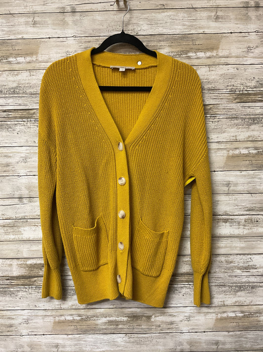 Cardigan By Loft In Yellow, Size:M