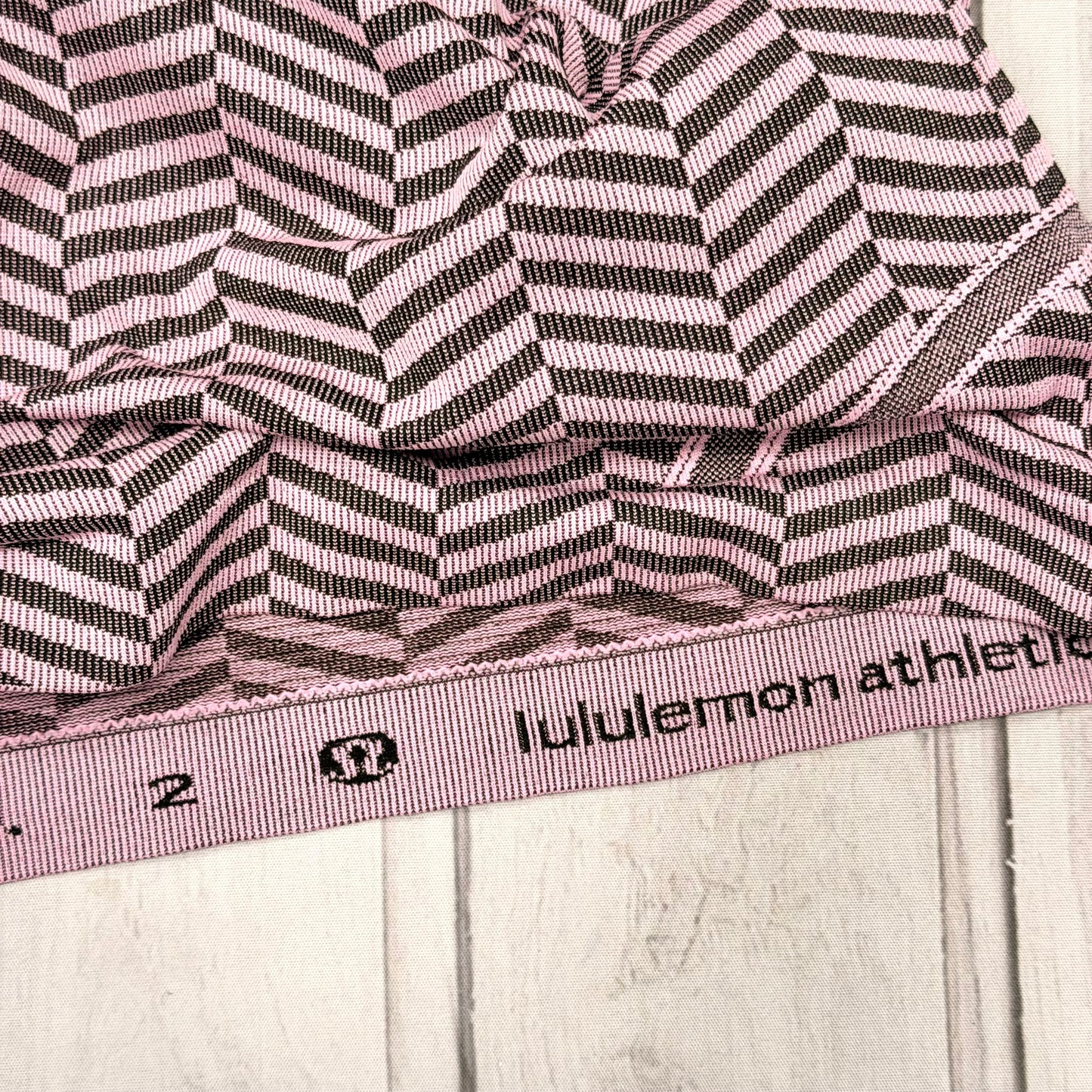 Athletic Tank Top By Lululemon In Black & Pink, Size: Xs