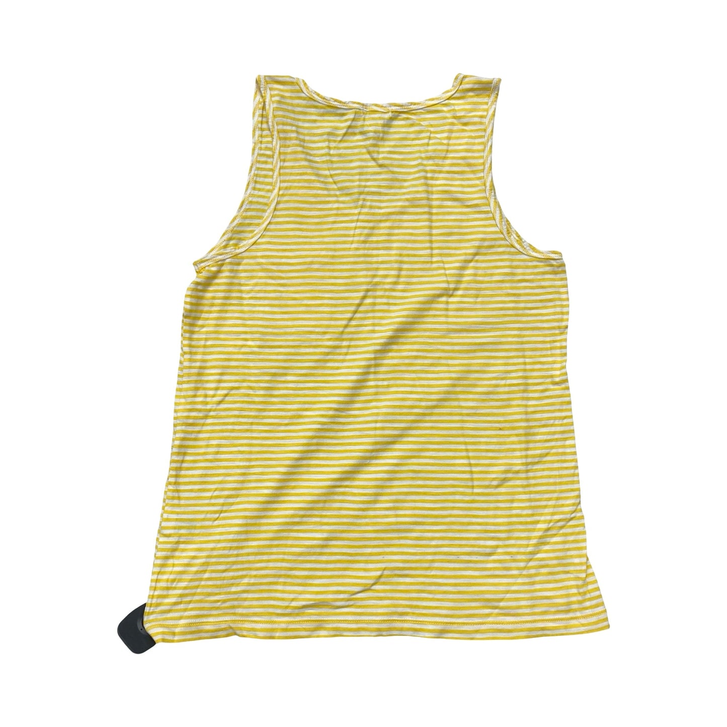 Top Sleeveless By J. Crew In White & Yellow, Size:S