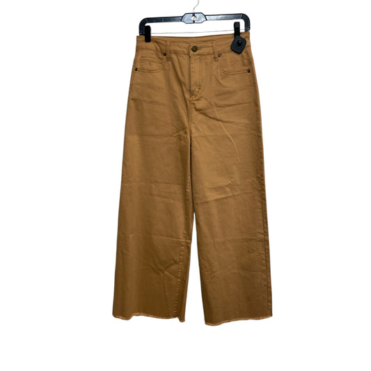 Jeans Wide Leg By Mudpie In Brown Denim, Size:M