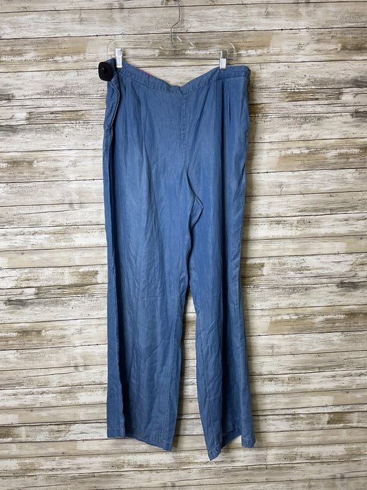 Pants Wide Leg By Merona In Blue, Size:Xl