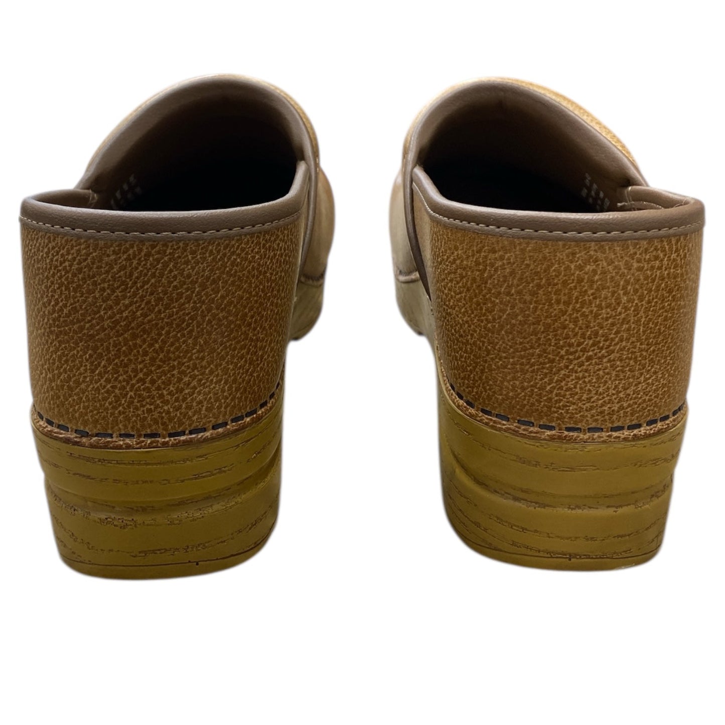 Shoes Heels Block By Dansko In Brown, Size:12.5