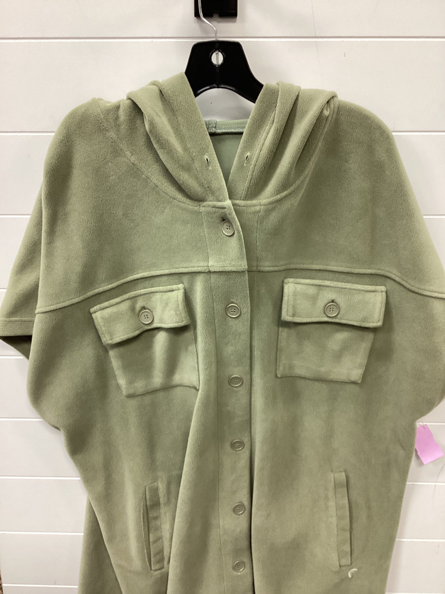 Jacket Shirt By Zyia In Green, Size:3X