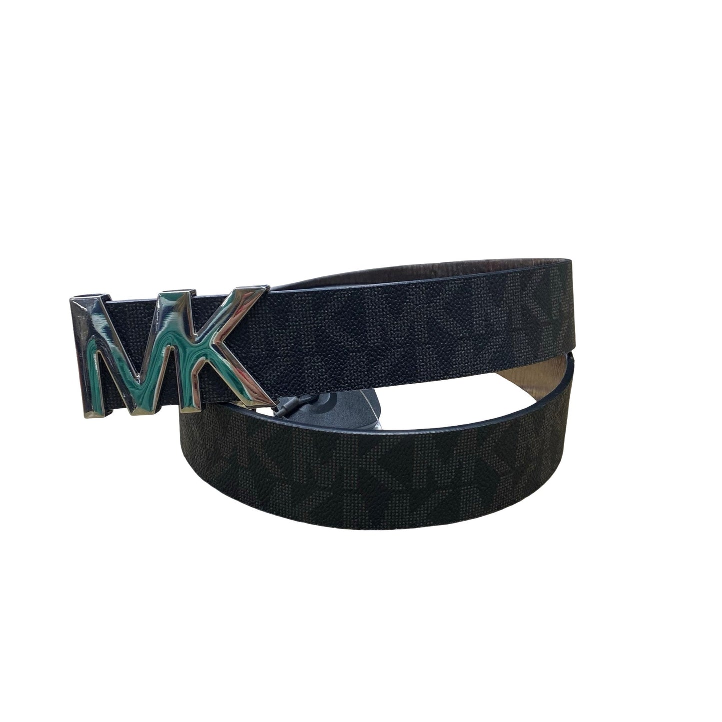 Belt Designer By Michael Kors In Black & Grey