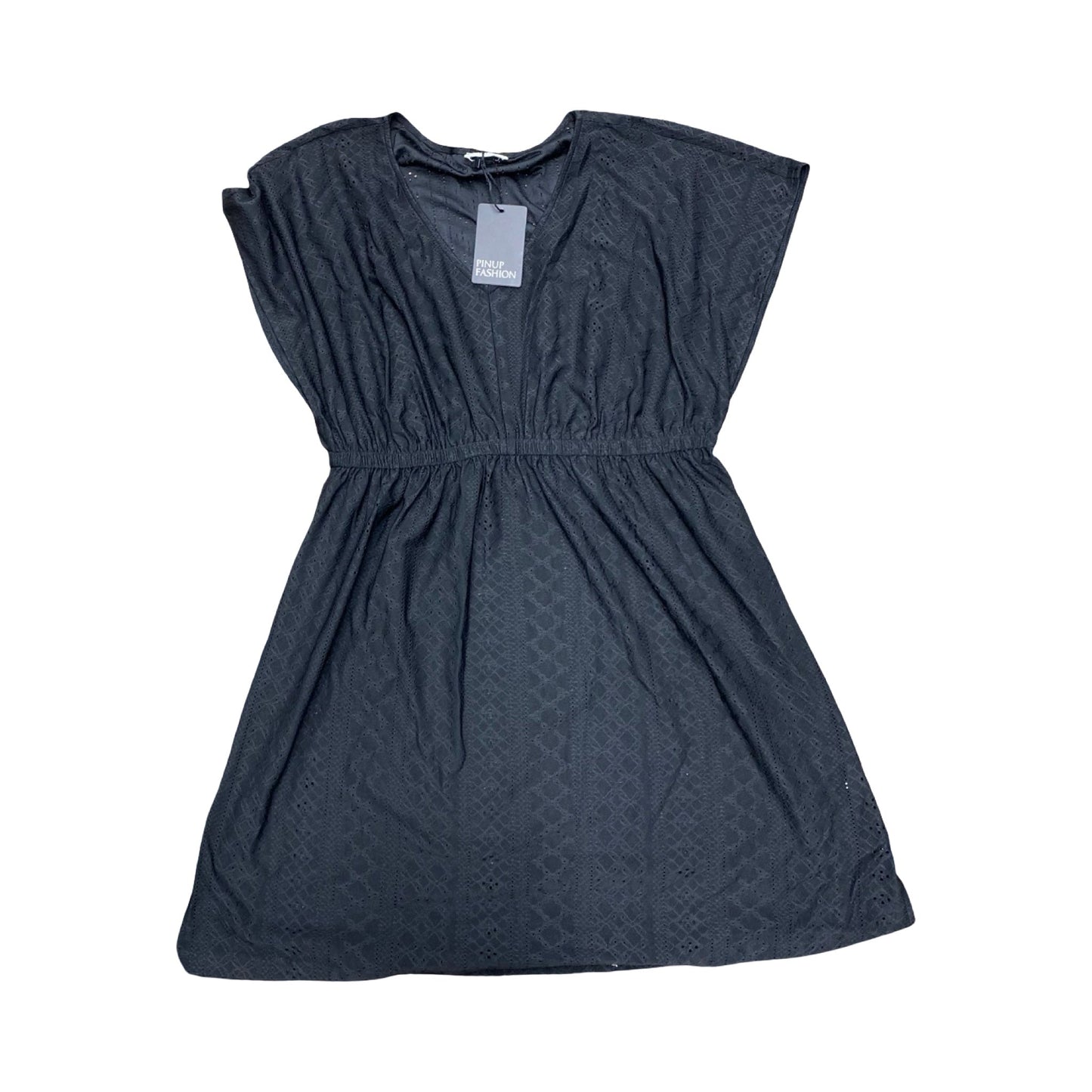 Swimwear Cover-Up By Pinup Fashion In Black, Size:Xl