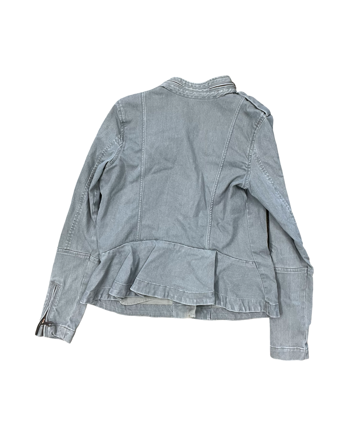 Jacket Denim By Joes Jeans In Grey Denim, Size:M