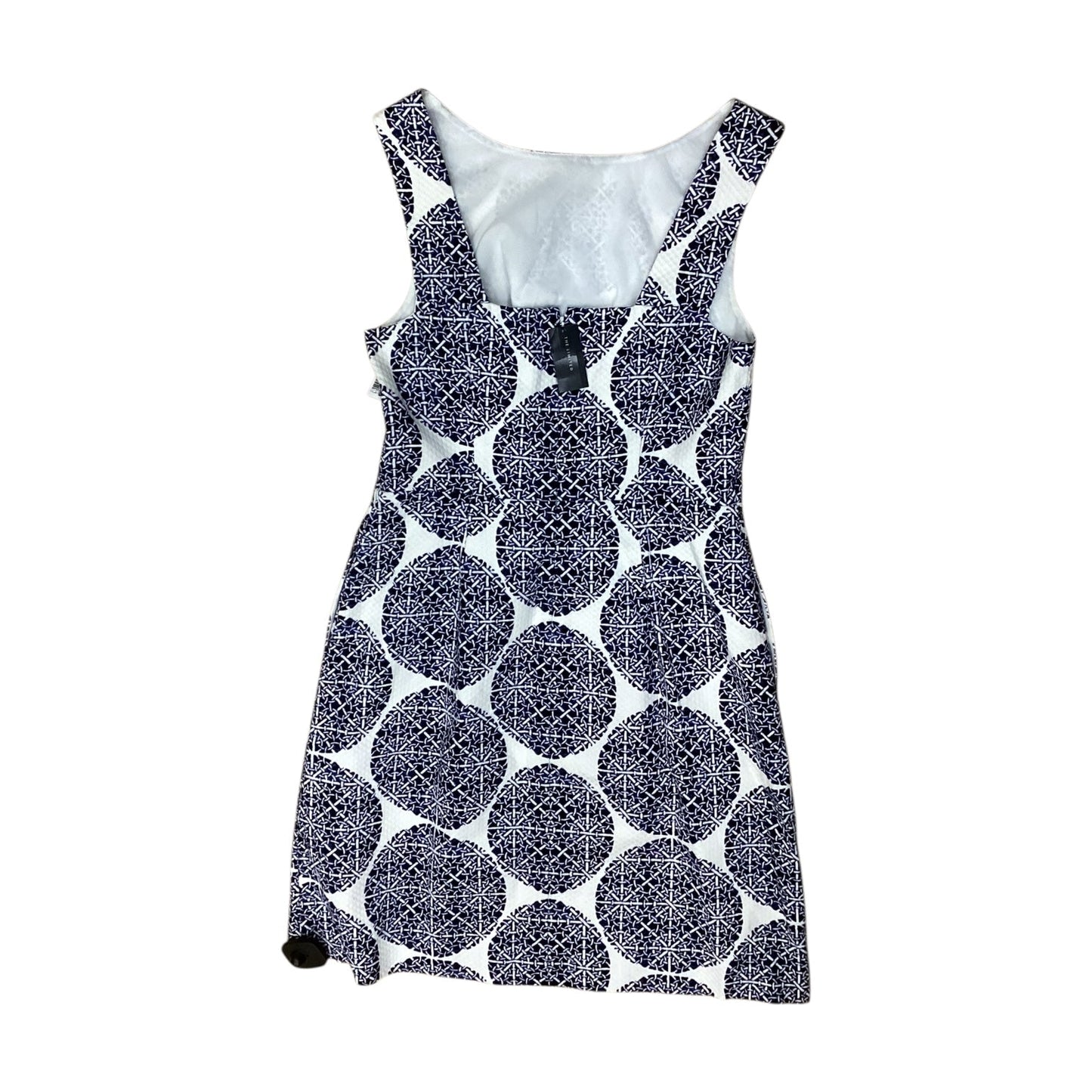 Dress Casual Midi By Limited In Blue & White, Size:S