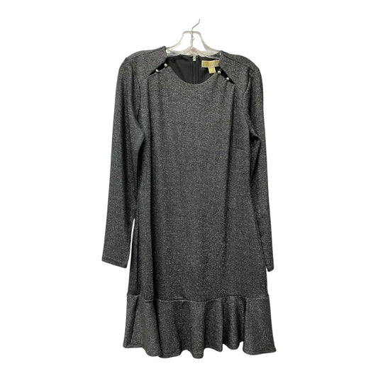 Dress Party Short By Michael By Michael Kors In Black & Silver, Size:L